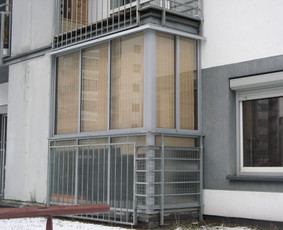 Balkonų stiklinimas - Balkonu stiklinimas aliuminio konstrukcijomis - 1