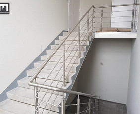 Laiptų balkonų turėklai, berėmiai stiklo turėklai / UAB Ergostatas / Darbų pavyzdys ID 793071