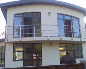 Laiptų turėklai - Nerudijančio plieno turėklai - 1