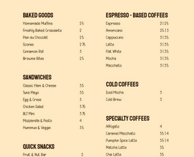 Grafikos dizainerė - Kavinių ir restoranų meniu maketavimas - 1 Kavinių ir restoranų meniu maketavimas - Grafikos dizainerė - 1