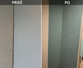 Visi vidaus apdailos darbai - Gipso kartono montavimas - 2 Gipso kartono montavimas - Visi vidaus apdailos darbai - 2