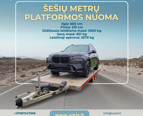 Platformos,traliuku ir priekabu nuoma Alytus ! / Platformu, traliuku ir priekabu nuoma / Darbų pavyzdys ID 3761843