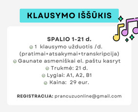 Prancūzų kalbos korepetitorė - pamokos internetu - Prancūzų kalbos kursai, pamokos - 3 Prancūzų kalbos kursai, pamokos - Prancūzų kalbos korepetitorė - pamokos internetu - 3