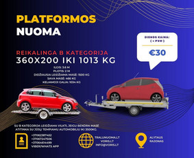 Platformos,traliuku ir priekabu nuoma Alytus ! / Platformu, traliuku ir priekabu nuoma / Darbų pavyzdys ID 3763051