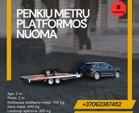 Platformos,traliuku ir priekabu nuoma Alytus ! / Platformu, traliuku ir priekabu nuoma / Darbų pavyzdys ID 3763129