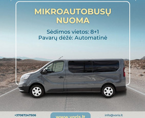 Keleivinis / Krovininis Mikroautobusiukas - Nuoma - Mikroautobusų nuoma - 2 Mikroautobusų nuoma - Keleivinis / Krovininis Mikroautobusiukas - Nuoma - 2