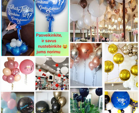 Balionai,foto sienos. / Gitana / Darbų pavyzdys ID 3771367