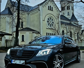 Limuzinų nuoma, transportas vestuvėms - Prabangaus Mercedes-benz S-class Long Amg Nuoma - 1
