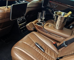 Limuzinų nuoma, transportas vestuvėms - Prabangaus Mercedes-benz S-class Long Amg Nuoma - 2