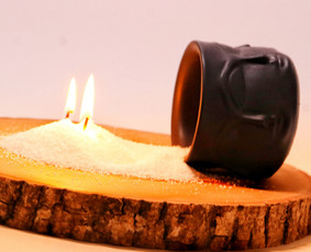 Bičių, sojų ir kokoso žvakių gamyba. Dirbiniai iš gipso ir b / LUNAVI CANDLES & CERAMIC STUDIO / Darbų pavyzdys ID 3774453