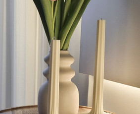 Bičių, sojų ir kokoso žvakių gamyba. Dirbiniai iš gipso ir b / LUNAVI CANDLES & CERAMIC STUDIO / Darbų pavyzdys ID 3774459