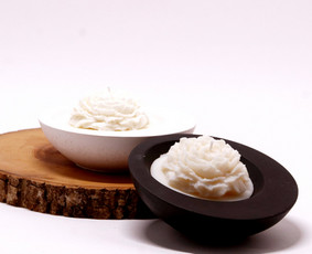 Bičių, sojų ir kokoso žvakių gamyba. Dirbiniai iš gipso ir b / LUNAVI CANDLES & CERAMIC STUDIO / Darbų pavyzdys ID 3774473