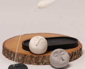 Bičių, sojų ir kokoso žvakių gamyba. Dirbiniai iš gipso ir b / LUNAVI CANDLES & CERAMIC STUDIO / Darbų pavyzdys ID 3774485