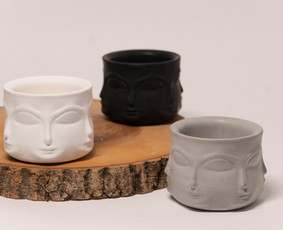 Bičių, sojų ir kokoso žvakių gamyba. Dirbiniai iš gipso ir b / LUNAVI CANDLES & CERAMIC STUDIO / Darbų pavyzdys ID 3774487