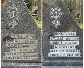 Paslaugos kapinėse – kokybiškai ir už protingą kainą - Raidžių ir portretų kalimas ant paminklo - 2 Raidžių ir portretų kalimas ant paminklo - Paslaugos kapinėse – kokybiškai ir už protingą kainą - 2