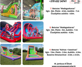 Palapinių nuoma Šviečiančių raidžių nuoma Batutų nuoma / Pramogų Patruliai / Darbų pavyzdys ID 3778409