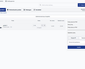 El. parduotuvių kūrimas - Verslo valdymo sistemų ir internetinių platformų kūrimas - 2