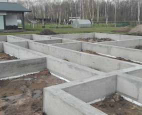 Polių gręžimas - Pamatai ir kiti betonavimo darbai - 1