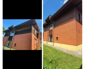 Fasadu dažymas,mediniai fasadai,dažymo darbai. / Gediminas / Darbų pavyzdys ID 3782129