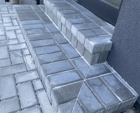 Trinkelių klojimas - Laiptai iš trinkelių - 2 Laiptai iš trinkelių - Trinkelių klojimas - 2