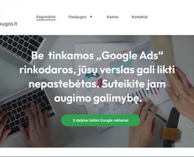 Internetinių svetainių, El.parduotuvių kūrimas, Seo darbai - Paslaugos verslui - 1 Paslaugos verslui - Internetinių svetainių, El.parduotuvių kūrimas, Seo darbai - 1