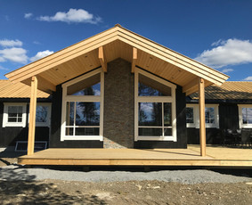 Statybos darbai - Rąstiniai, karkasiniai namai, terasos, mediena - 1