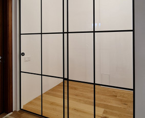 Berėmis ir įrėmintas, stiklo pertvaros, stiklo sprendimai / Art Glass / Darbų pavyzdys ID 3785230
