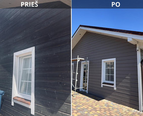 Medinių namų ir kitų paviršių dažymas / Emko projects / Darbų pavyzdys ID 3785858