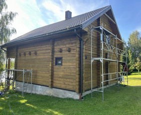 Medinių namų ir kitų paviršių dažymas / Emko projects / Darbų pavyzdys ID 3785868