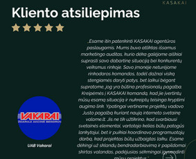 Išorinis marketingo vadovas 22 metų patirtis @ Kasakai - Prekės ženklų kūrimas ir valdymas - 4 Prekės ženklų kūrimas ir valdymas - Išorinis marketingo vadovas 22 metų patirtis @ Kasakai - 4