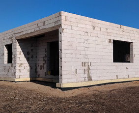 Pamatų įrengimas, indždinerinių tinklų montavimas, drono fot / EGIDA / Darbų pavyzdys ID 3787128