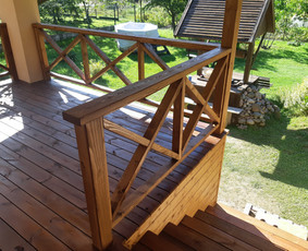 Laiptų turėklai - Visi Medienos Darbai. Staliai Jums. - 1