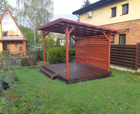 Visi Medienos Darbai. Staliai Jums. - Pavėsinių gamyba, statymas - 3 Pavėsinių gamyba, statymas - Visi Medienos Darbai. Staliai Jums. - 3