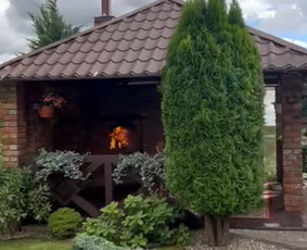 Pavėsinė su židiniu - Akmens mūras, lauko židiniai, tvoros - 2 Akmens mūras, lauko židiniai, tvoros - Pavėsinė su židiniu - 2