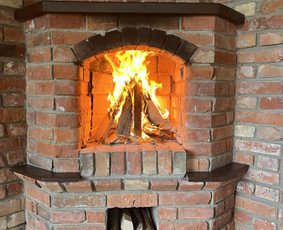 Pavėsinė su židiniu - Akmens mūras, lauko židiniai, tvoros - 4 Akmens mūras, lauko židiniai, tvoros - Pavėsinė su židiniu - 4