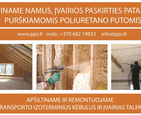 Statybos darbai - &Scaron;iltinimas Poliuretano Putomis - 1
