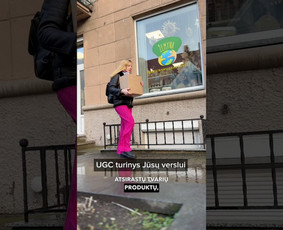 Reels video, Ugc video, socialinių tinklų administravimas / Efektas- Soc. tinklų agentūra / Darbų pavyzdys ID 3793376