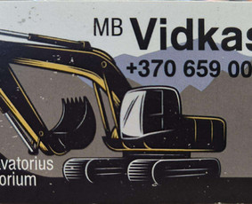 Mini ekskavatoriaus paslaugos 5 t. 7t. / Žemaitis kasa / Darbų pavyzdys ID 3794138
