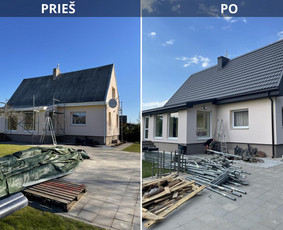 Stogų įrengimas, fasadų apdaila ir šiltinimas / MB T.T. Statyba / Darbų pavyzdys ID 3794380