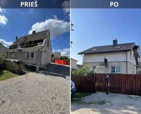 Stogų įrengimas, fasadų apdaila ir šiltinimas / MB T.T. Statyba / Darbų pavyzdys ID 3794384