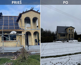 Stogų įrengimas, fasadų apdaila ir šiltinimas / MB T.T. Statyba / Darbų pavyzdys ID 3794386