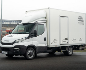 Nauji 2025m Iveco 16m3 Mikroautobuso nuoma B Kateg / MB kino ratai / Darbų pavyzdys ID 3794786