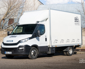 Nauji 2025m Iveco 16m3 Mikroautobuso nuoma B Kateg / MB kino ratai / Darbų pavyzdys ID 3794792