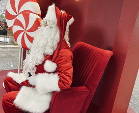 Kalėdų senelis šventėje - Animatorės paslaugos Panevėžyje - 2