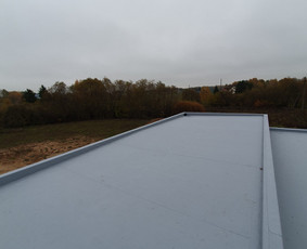 Plokščių Stogų Dengimas Pvc, Epdm ir bitumine Danga / Tvirti stogai / Darbų pavyzdys ID 3796206
