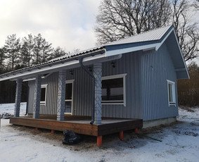 Individualių namų statyba iki raktų - Karkasinių namų statyba, vidaus apdaila. - 1