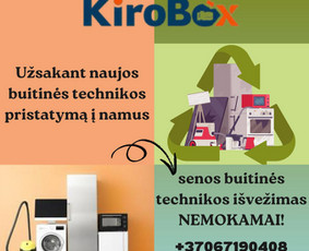 Krovinių pervežimo paslaugos. Pigiausi Mieste! - Buitinės technikos išvežimas - 1 Buitinės technikos išvežimas - Krovinių pervežimo paslaugos. Pigiausi Mieste! - 1