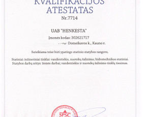 Melioracijos, inžinerinių tinklų įrengimas valymo įrenginiai / UAB Henkesta / Darbų pavyzdys ID 3799254