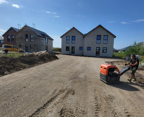 Trinkelių pagrindo paruošimas - Trinkelių klojimas - 2