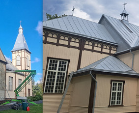 Medinių,tinkuotų namų bei stogų -plovimas,dažymas - Fasadų apdaila, dažymas - 4 Fasadų apdaila, dažymas - Medinių,tinkuotų namų bei stogų -plovimas,dažymas - 4